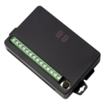 ENFORCER SECOLARM SK-910RD4 – Receptor RF de 4 Canales / Alcance 80 m (262 ft) / Pulso Temporizado 0.5-99 s o 1-99 min / 315 MHz / 12-24 VDC