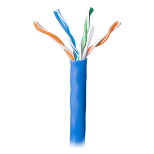 GENESIS 5078-1106/1000 – Bobina de Cable Par Trenzado / CAT 5e / CMR / 305m (1000 pies) / 4 Pares / Cobre Sólido AWG 24 / Azul / -20°C a 75°C