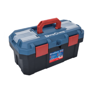 DONGCHENG DNG-PBOX – Caja de Herramientas / 19 in. / PP Reforzado / 490×270×225 mm / Bandeja Combinable / Resistente a Impactos