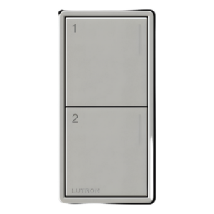 LUTRON RADIORA 3 RRSTW2BPB – Botonera de pared / 2 botones de escena / RF Clear Connect 2.4 GHz / alcance 75 ft / Pebble / RadioRA 3