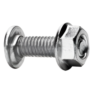 CHAROFIL MG-66-403EZ – Tornillo Métrico con Tuerca / Acero al Carbono 6 mm / Largo 20 mm / Acabado Electrozincado 15-20 µm / Uso Interior