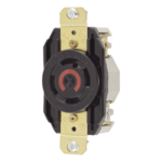 HUBBELL HUB-HBL-2710 – Receptáculo Industrial / 30 A / 125/250 V CA / 3 Polos 4 Hilos / NEMA L14-30R / IP20 / -40°C a 75°C