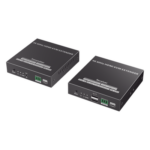 EPCOM TITANIUM TT582KVM – Extensor KVM HDMI / 4K @ 60 Hz / 120 m (393.7 ft) / 18 Gbps / Cat 6/6a/7 / Salida Loop / USB y RS-232