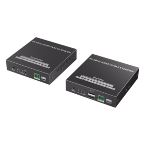 EPCOM TITANIUM TT582KVM – Extensor KVM HDMI / 4K @ 60 Hz / 120 m (393.7 ft) / 18 Gbps / Cat 6/6a/7 / Salida Loop / USB y RS-232