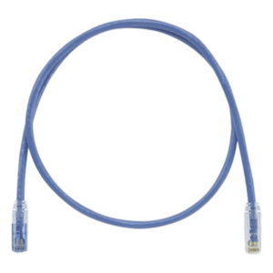 PANDUIT UTPKSP3BU – Cable de Parcheo Cat6 / UTP / 24 AWG / CM / Llaveado / 0.91 m (3 Pies) / Azul