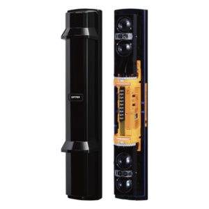 OPTEX SL200QN – Barrera fotoeléctrica / 4 haces IR / 60 m (197 ft) / Alineación sin herramientas / Anti-escarcha