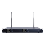 EPCOM PROAUDIO EP-592U – Receptor Inalámbrico Dual Canal / U-Band Digital / 4 Bandas 470-830 MHz / Modulación pi/4-DQPSK / Pantalla TFT-LCD 2.2" / Anti-Interferencia ID Code Pilot / Salidas Balanceadas y Desbalanceadas / Ecualización Ajustable