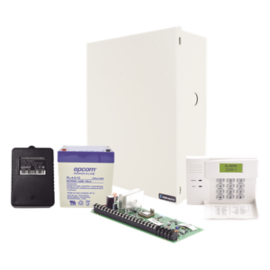 HONEYWELL HOME RESIDEO VISTA48/6148TB – Panel de alarma híbrido / 48 zonas / 3 particiones / teclado de mensaje fijo 6148SP / transformador 16 Vca