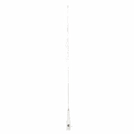 SHAKESPEARE 5244-E – Antena Marina VHF / Látigo Acero Inoxidable / 3 dB / 50 W / Cable RG-58 4.5 m (15 ft) / 1.12 m (3.7 ft)