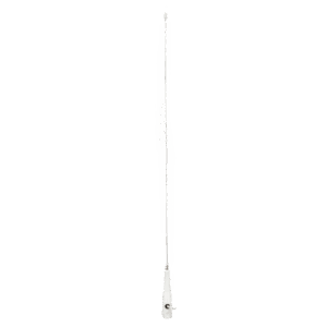 SHAKESPEARE 5244-E – Antena Marina VHF / Látigo Acero Inoxidable / 3 dB / 50 W / Cable RG-58 4.5 m (15 ft) / 1.12 m (3.7 ft)