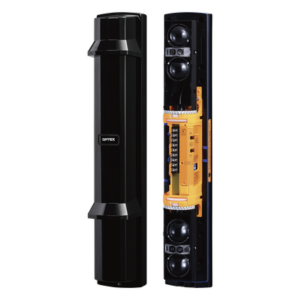 OPTEX SL650QN – Barrera fotoeléctrica / 4 haces IR / 200 m (656 ft) / Alineación sin herramientas / Anti-escarcha