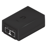 UBIQUITI POE-48-24W – Adaptador PoE / 48 VDC / 0.5 A / Fast Ethernet 10/100 Mbps / 2 Pares / 0 a 40°C