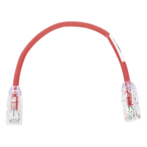 PANDUIT UTP28X8INRD – Cable de Parcheo UTP / Cat6A / 28 AWG / CM-LSZH / 0.67 pies / Rojo