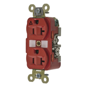 HUBBELL HUB-IG5362R – Contacto Dúplex Industrial / 20 A / 125 V / 2 Polos 3 Hilos / NEMA 5-20R / Aislado a Tierra / Rango -40°C a 75°C