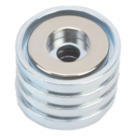 ALTRONIX MM4 – Kit de Montaje Magnético / Fuerza 26 lb (11.8 kg) / Copa 23.8 mm / Sin Taladrar / Compatible Enclosures Metálicos