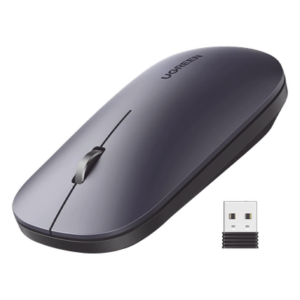 UGREEN 90372 – Mouse Inalámbrico / 2.4 GHz / Alcance 10 m (32.8 ft) / DPI 1000-4000 Ajustable / Ultra Delgado 3 cm / Silencioso 40 dB