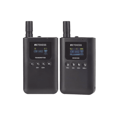 RETEKESS TT125 – Sistema de Guía Turístico / 2.4 GHz / 999 Canales / Alcance 150 m (492.1 ft) / 1 Transmisor y 10 Receptores / USB-C / Batería 3000 mAh - Image 5