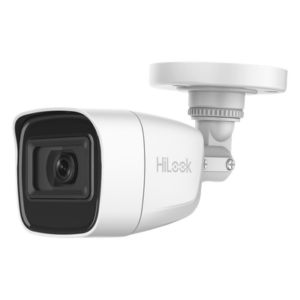HiLook by HIKVISION THC-B120-MS – Cámara Bala TURBOHD / 2 Megapixel 1080p / Gran Angular 106.4° / IR EXIR 30 m (98.4 ft) / Audio por Coaxitron / IP66 / 4 Tecnologías