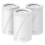 TP-LINK DECO-BE65-3PACK – Sistema Mesh Wi-Fi 7 / Triple Banda BE9300 Mbps / 2 Puertos 2.5 Gigabit / 4 Antenas Internas Beamforming / MLO Multi-Link / Cobertura 3 Unidades
