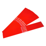 CAME 001-G02809 – Bandas Reflectantes para Mástil / 20 Piezas / Alta Visibilidad Roja / Resistente a Intemperie y UV / Diseño Universal