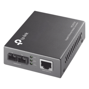 TP-LINK MC200CM – Convertidor de Medios / 1 Gbps / Fibra Multimodo SC / RJ45 10/100/1000 Mbps / Alcance 550 m (1804.5 ft) / Plug and Play