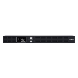 CYBERPOWER OR500LCDRM1UA – UPS Línea Interactiva / 500 VA / 300 W / 6 Tomas NEMA 5-15R / Rack 1 UR / Torre / LCD / 1030 J Protección de Picos