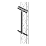 SYSCOM TOWERS SFM-1MG – Mástil para Torre de Tramo / 1 m (3.3 ft) / Galvanizado por Inmersión en Caliente / Compatible STZ30G STZ35G STZ45G / Soporte de Antenas Pesadas