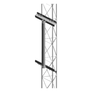 SYSCOM TOWERS SFM-1MG – Mástil para Torre de Tramo / 1 m (3.3 ft) / Galvanizado por Inmersión en Caliente / Compatible STZ30G STZ35G STZ45G / Soporte de Antenas Pesadas