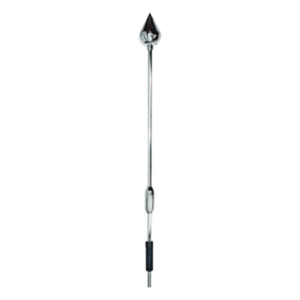 TOTAL GROUND TGPE15INOX – Punta Pararrayo Piezoeléctrica / Acero Inoxidable / Avance de Cebado 60 m (196.9 ft) / Efecto Venturi / Áreas Inflamables