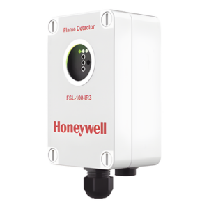 HONEYWELL ANALYTICS FSL100-IR3-W – Detector de flama IR3 / triple espectro infrarrojo / alcance 35 m / ATEX Zona 2-22 / IP65 / -40°C a +70°C / blanco