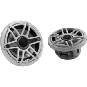 JL AUDIO 10-03073-00 – Bocina Náutica JL Audio M6 7.7" / Coaxial / 100 W RMS / 91 dB / 45 Hz-25 kHz / 4 Ω / LED Transflective™ / Rejilla Deportiva Blanca