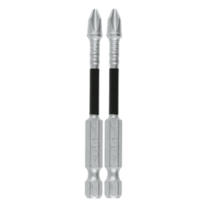 MAKITA E-01149 – Broca reforzada Phillips / #2 / 3" (76 mm) / Paquete 2 piezas / Acero único / Vida útil extendida