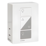 LUTRON CASETA WIRELESS PD3PCLWH – Atenuador de Clavija Inteligente / Dual Receptáculo / LED/CFL 100 W / Incandescente/Halógeno 300 W / 120 V / Alcance 9 m (29.5 ft)