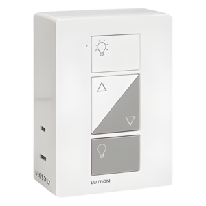 LUTRON CASETA WIRELESS PD3PCLWH – Atenuador de Clavija Inteligente / Dual Receptáculo / LED/CFL 100 W / Incandescente/Halógeno 300 W / 120 V / Alcance 9 m (29.5 ft)