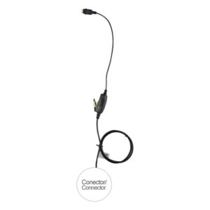 OTTO E1-1W2CS131 – Micrófono de 1 Cable / Serie LOC / Compatible ICOM IC-F4003/4013/2000/4021/4031/4103/4210/4230 / Cables Reforzados con Kevlar / Conector 5 lb
