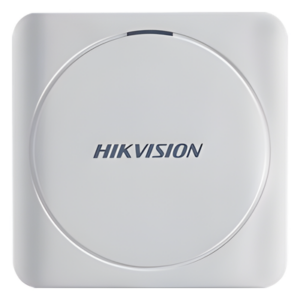 HIKVISION DS-K1801E – Lector de Tarjetas PROX / EM 125 kHz / Wiegand W26/W34 / IP65 / 12 VDC / Compacto