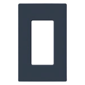 LUTRON ELECTRONICS SC1DE – Placa de Pared Tipo Decorador / 1 Espacio / Diseño Screwless / Acabado Satinado Deep Sea