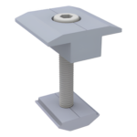 EPCOM POWERLINE EPLMCN230 – Sujetador Intermedio / 30 mm / Rieles 5 y 8 / Aluminio Anodizado / Montaje Solar