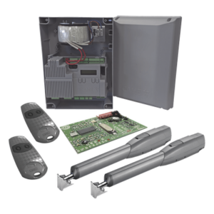 CAME KIT-ATS-070 – Kit de Operadores para Puertas Abatibles / 3 m (9.8 ft) / 400 kg / 24 VCC / IP54 / Uso Intensivo