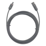 EPCOM POWERLINE CFMC41MBLK – Cable Fotovoltaico / 1 m (3.28 ft) / 10 AWG (6 mm²) / Negro / Terminales MC4 Macho y Hembra / -40°C a 90°C / 1000/2000 V