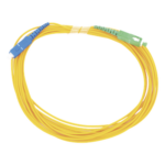 LINKEDPRO BY EPCOM LP-FO-SCU-SCA-05 – Jumper de Fibra Óptica / Monomodo OS2 G.652D / SC/UPC-SC/APC / Simplex 2mm / 5 m (16.40 ft) / PVC Amarillo