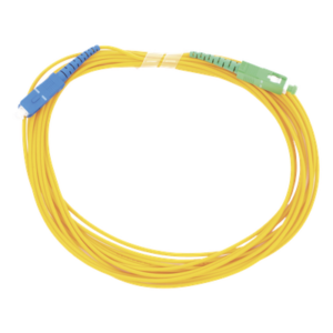 LINKEDPRO BY EPCOM LP-FO-SCU-SCA-05 – Jumper de Fibra Óptica / Monomodo OS2 G.652D / SC/UPC-SC/APC / Simplex 2mm / 5 m (16.40 ft) / PVC Amarillo