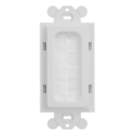PANDUIT CFGBWH – Inserto de Cepillo para Placa Frontal GFCI / ABS / 0.15' x 0.07' x 0.15' / Blanco / RoHS