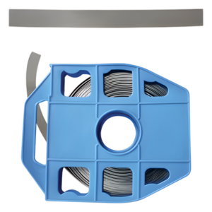 THORSMAN TH-F-58 – Fleje de acero inoxidable / 0.76 x 16mm / 30.5m (100 pies) / SS201 / Interior y exterior