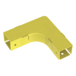PANDUIT FRA2X2LYL – Accesorio de Ángulo Recto Horizontal / 90° / Para Canaleta 2x2 / Radio de Curvatura 50.8 mm / ABS 94V-0 / Color Amarillo