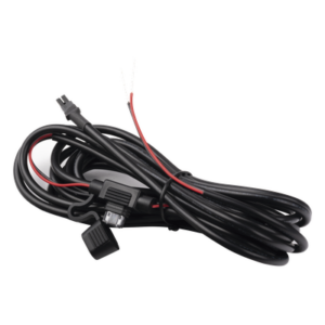 TELOX TE61A0600100 – Cable de Alimentación para Radio Móvil / 4 Metros (13.1 ft) / Fusible 2A Integrado / Conector MX3.0 / AWG 20 / Termoretráctil y Abrazadera Incluidos