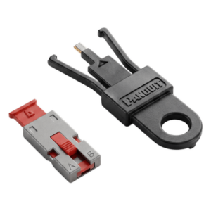 PANDUIT PSL-USBA – Bloqueador de Puertos USB Tipo A / Kit de 5 Unidades / Resistencia a Manipulaciones / Rango de Temperatura -35°C a 93°C / Llave de Extracción Incluida