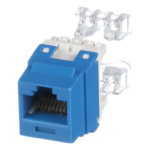 PANDUIT NK688MBU – Jack Keystone RJ45 / Categoría 6 / Terminación 110 de Impacto / UTP 8P8C / 22-26 AWG / Azul