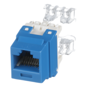 PANDUIT NK688MBU – Jack Keystone RJ45 / Categoría 6 / Terminación 110 de Impacto / UTP 8P8C / 22-26 AWG / Azul