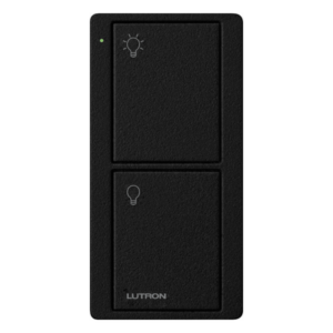 LUTRON ELECTRONICS PJ22BTMNL01 – Control Remoto Inalámbrico de 2 Botones / Alcance 18 m (59.1 ft) / Batería CR2032 10 Años / Sin Cableado